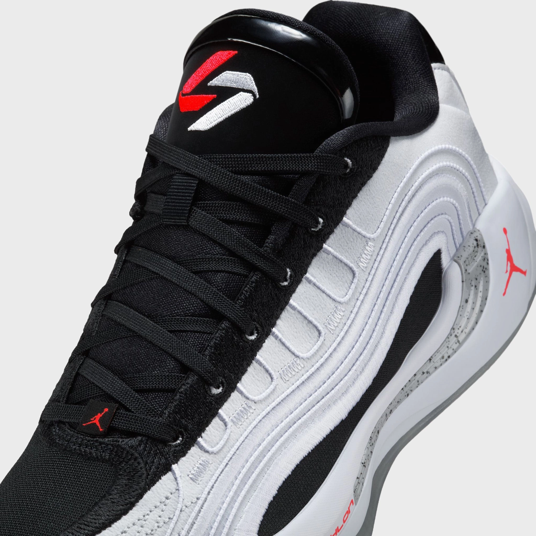 Turbo Grip Jordan Luka 4 White / Bright Crimson - Black