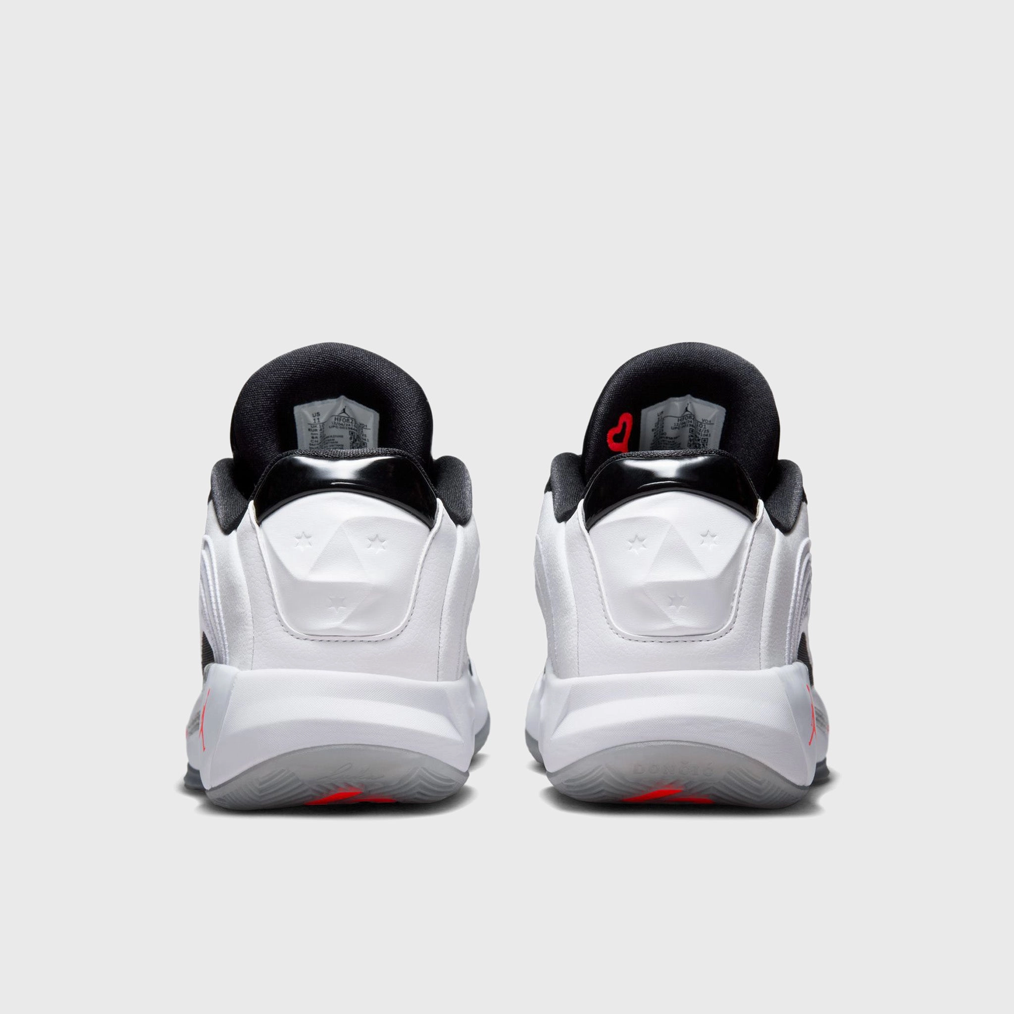 Jump Control Zone Pro-Level Performance Jordan Luka 4 White / Bright Crimson - Black