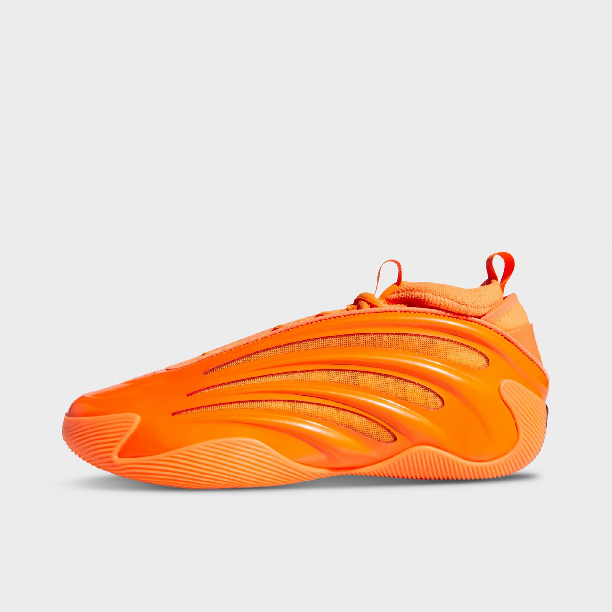 Ventilated Tongue Construction Dual Density Cushioning adidas Harden Volume 9 Orange / Black