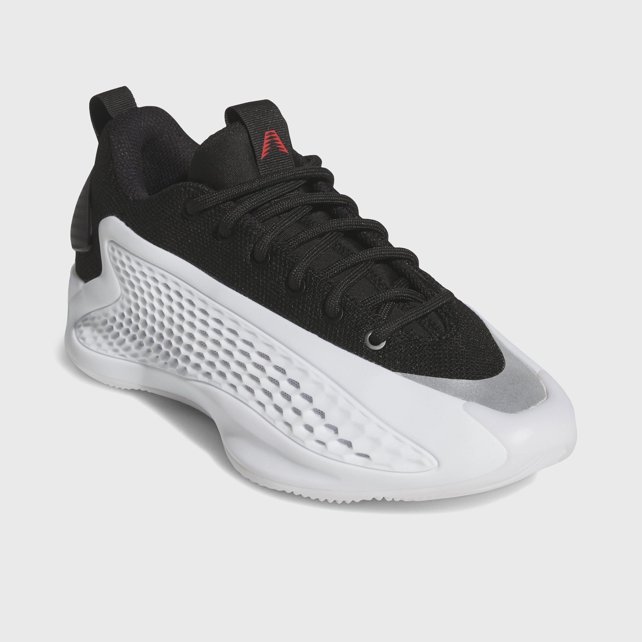 adidas Juniors' Anthony Edwards 1 Low White / Black - Red Pro Speed