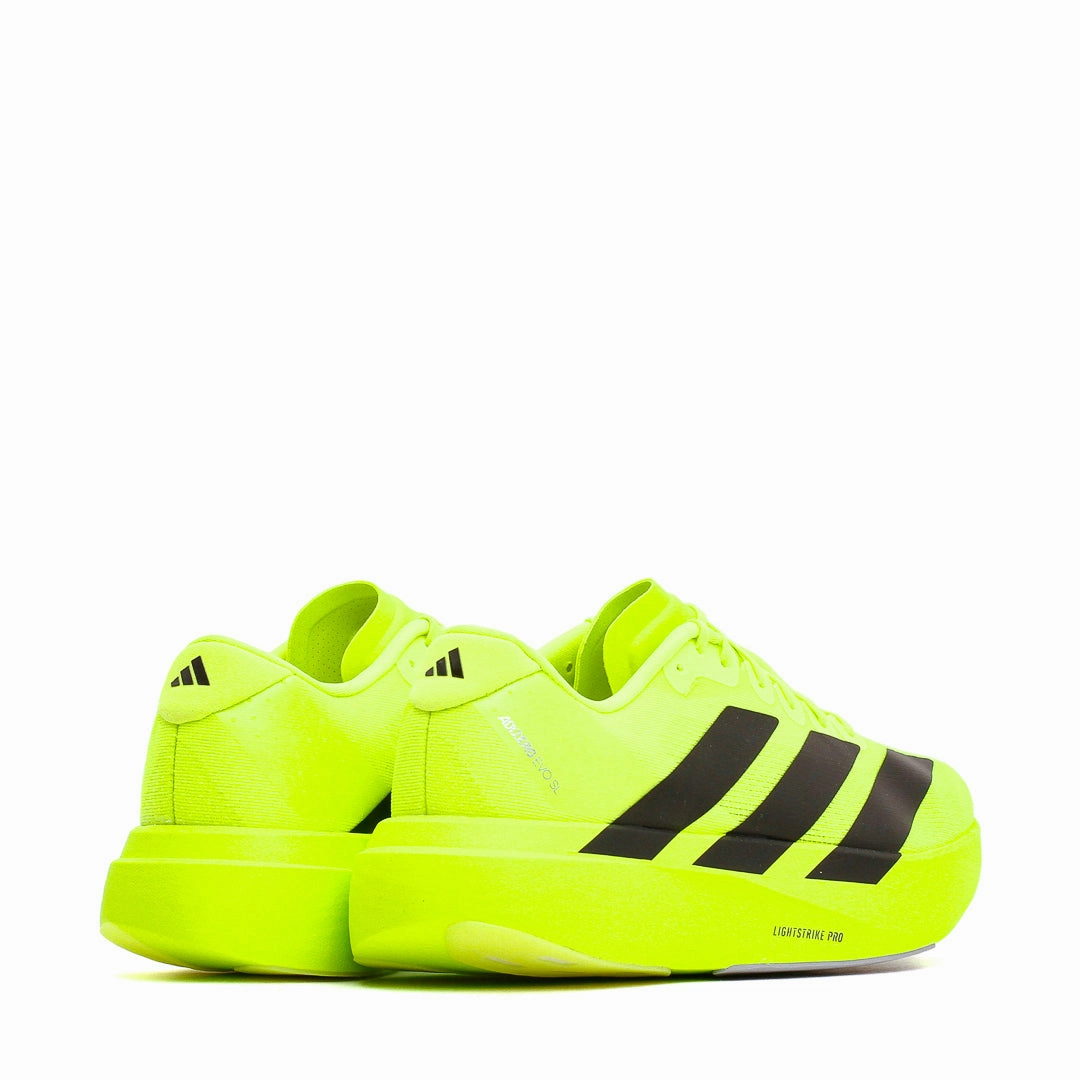 Adidas Men Adizero Evo SL Lucid Lemon JR3416 running in the sun shoes