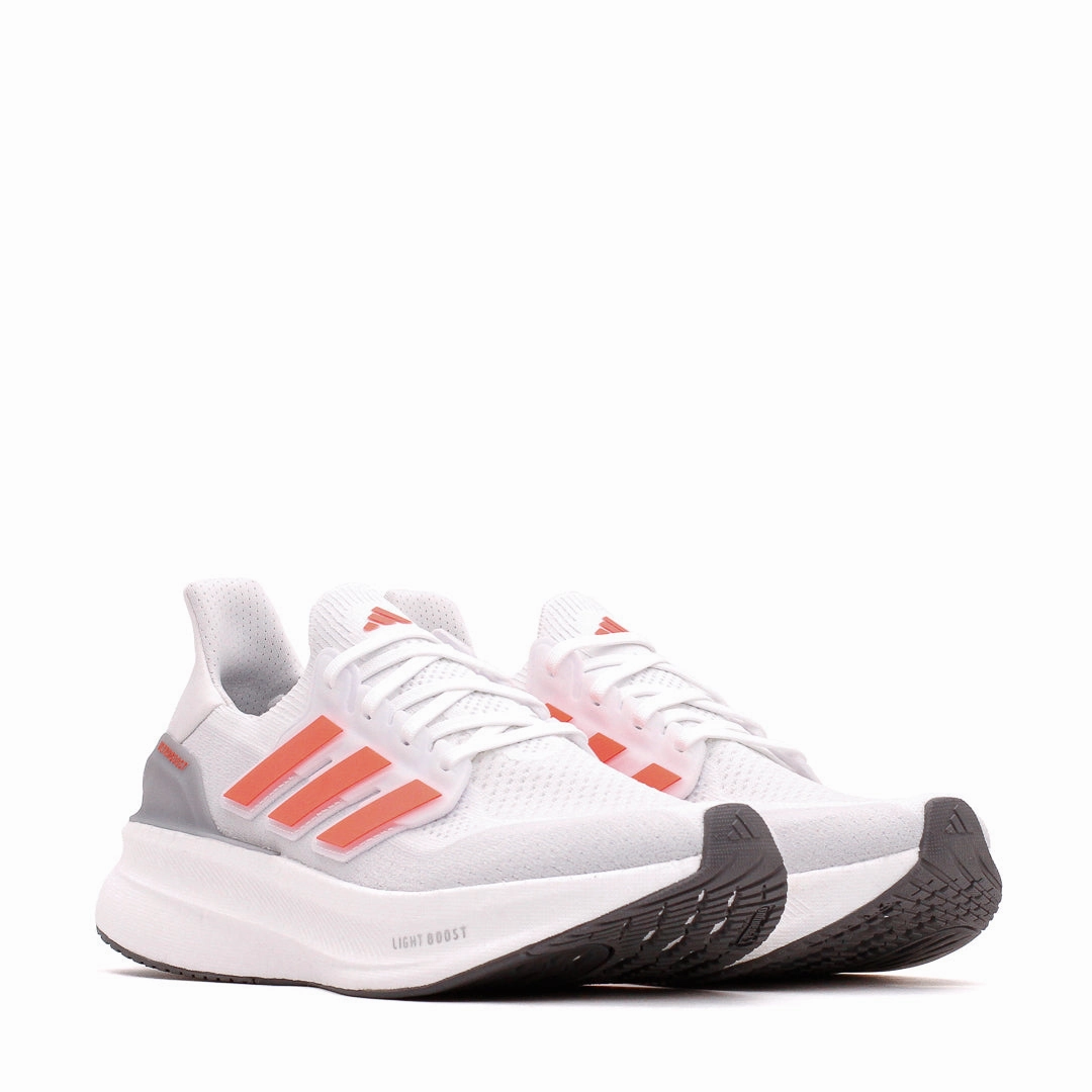 Airflow Ventilation Channels Flexible Sole Adidas Men Ultraboost 5 White Red ID8818