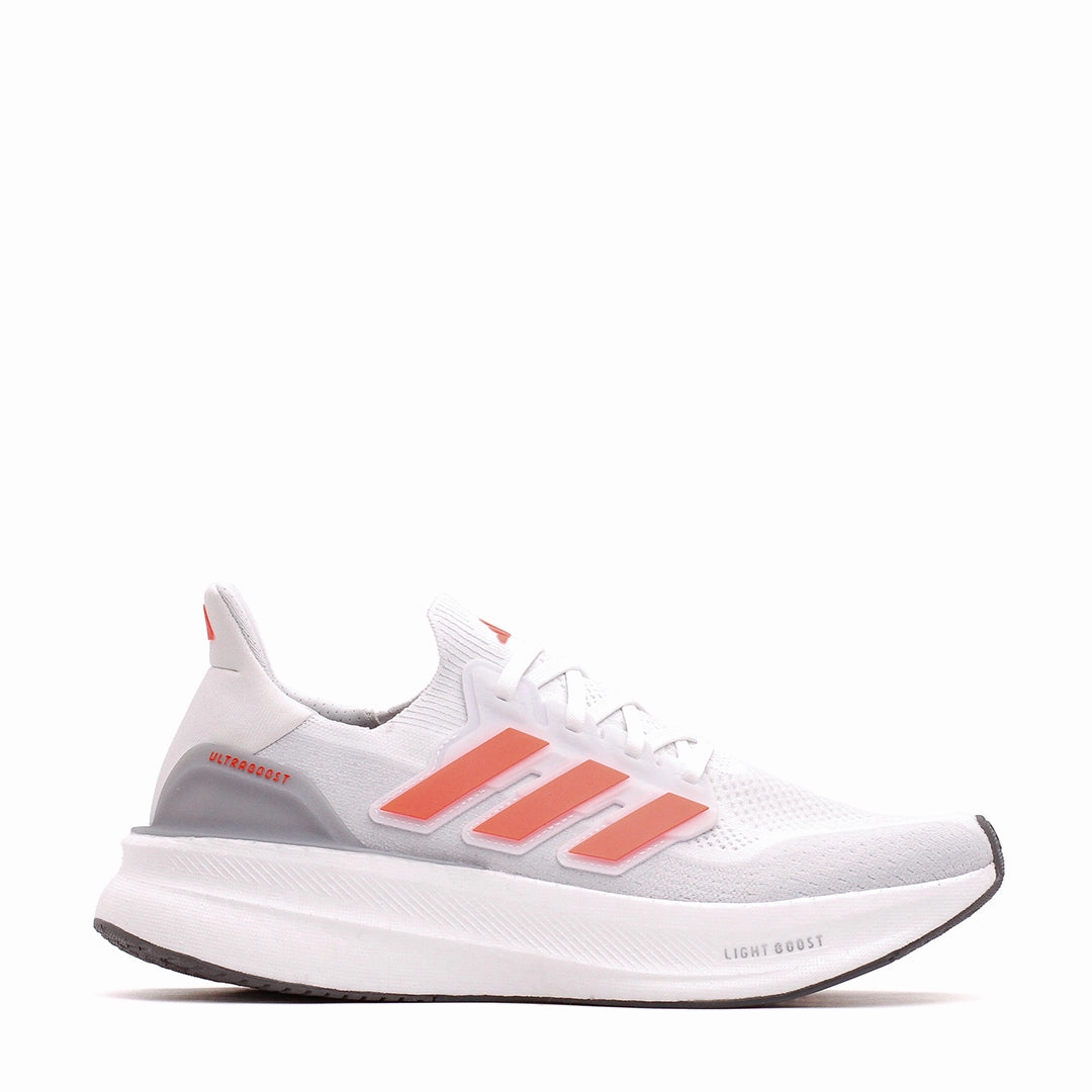 running on hills Adidas Men Ultraboost 5 White Red ID8818