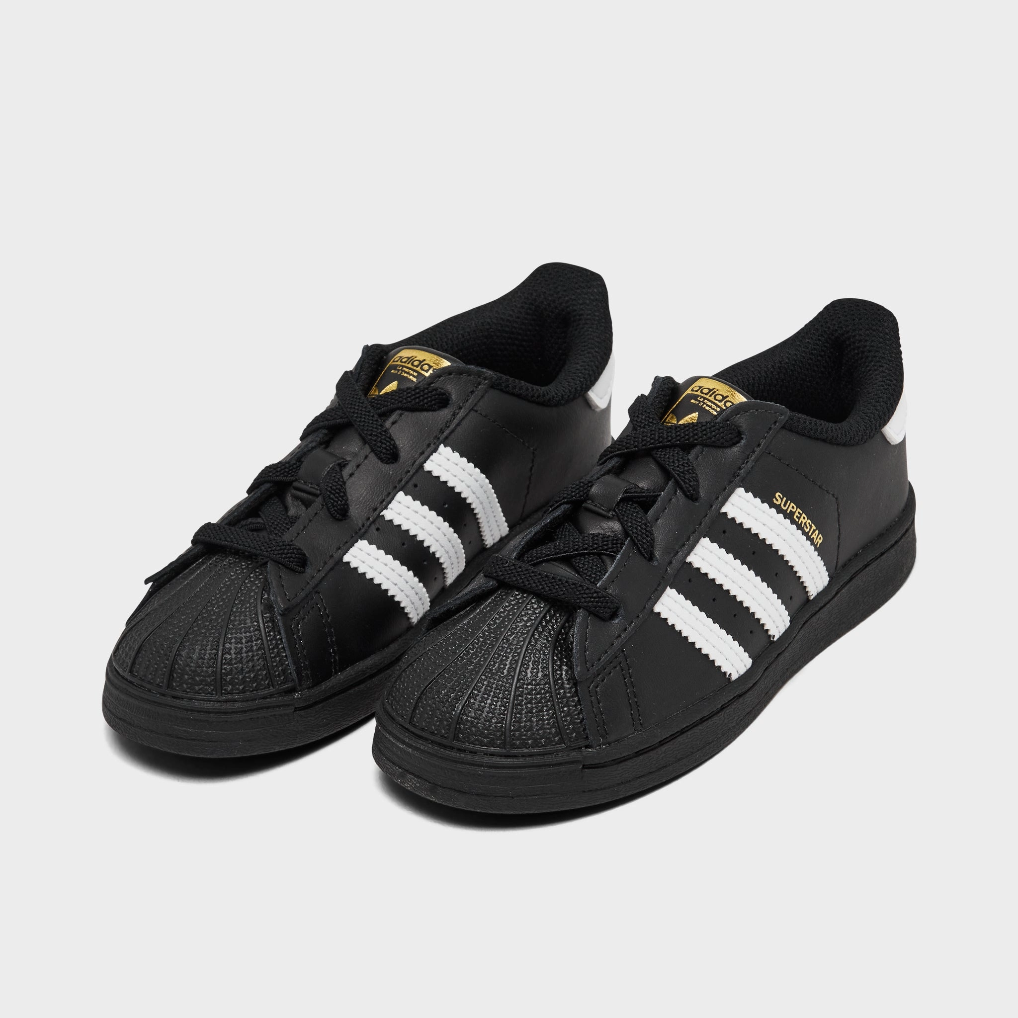 Neutral Drop Offensive Cushioning adidas Originals Infants' Superstar El Core Black / Ftwr White - Core Black