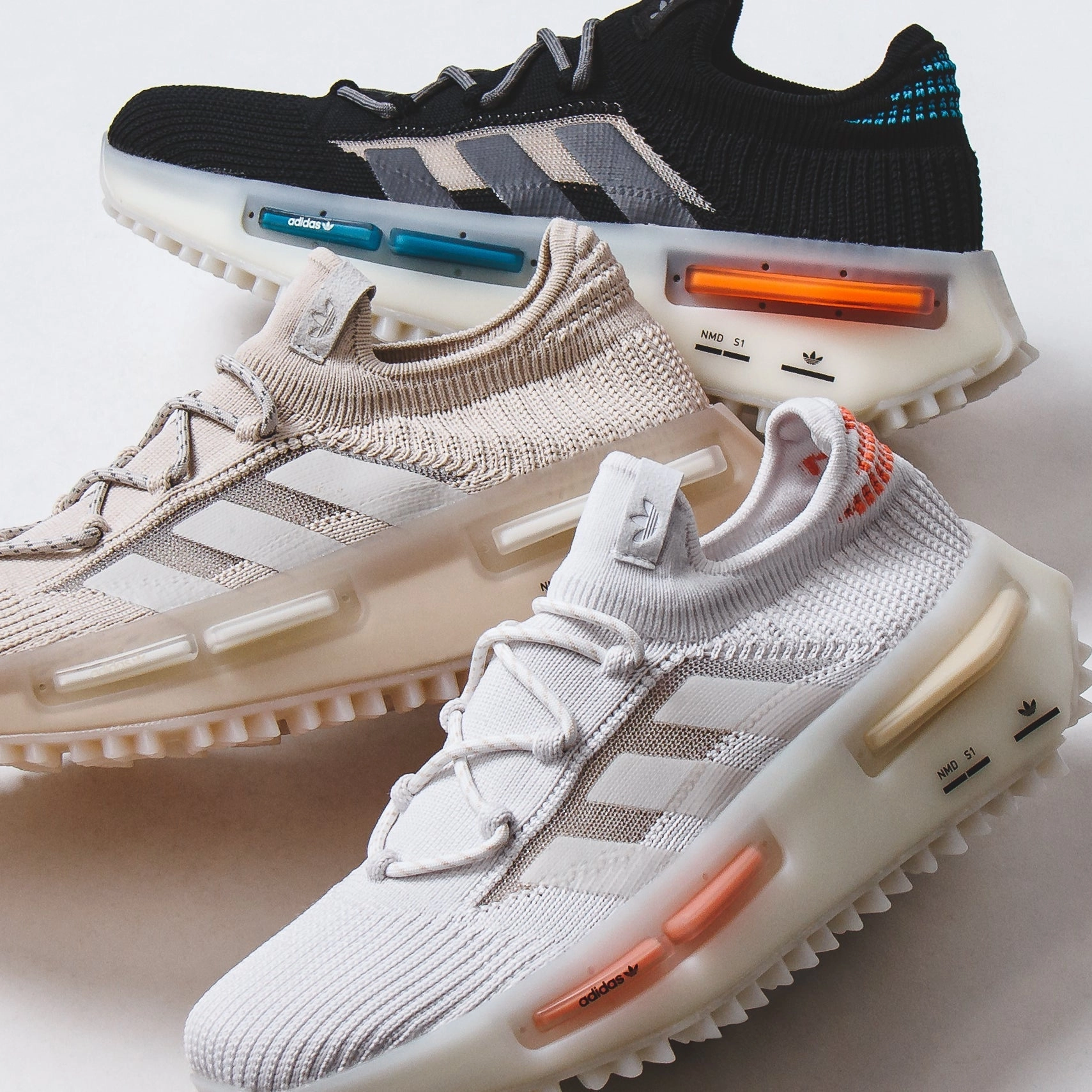 Adidas Originals Men NMD S1 Black Boost FZ5706 orthotic - friendly - design - compatibility shoes