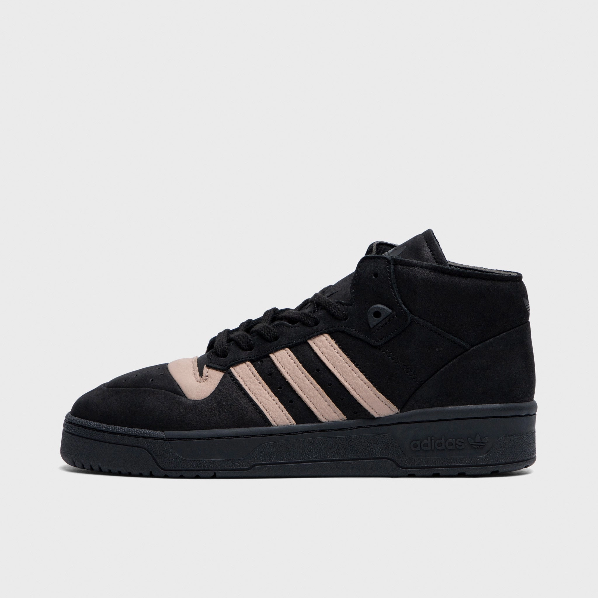 adidas Originals Rivalry Mid 001 Core Black / Ash Pearl - Core Black Light support