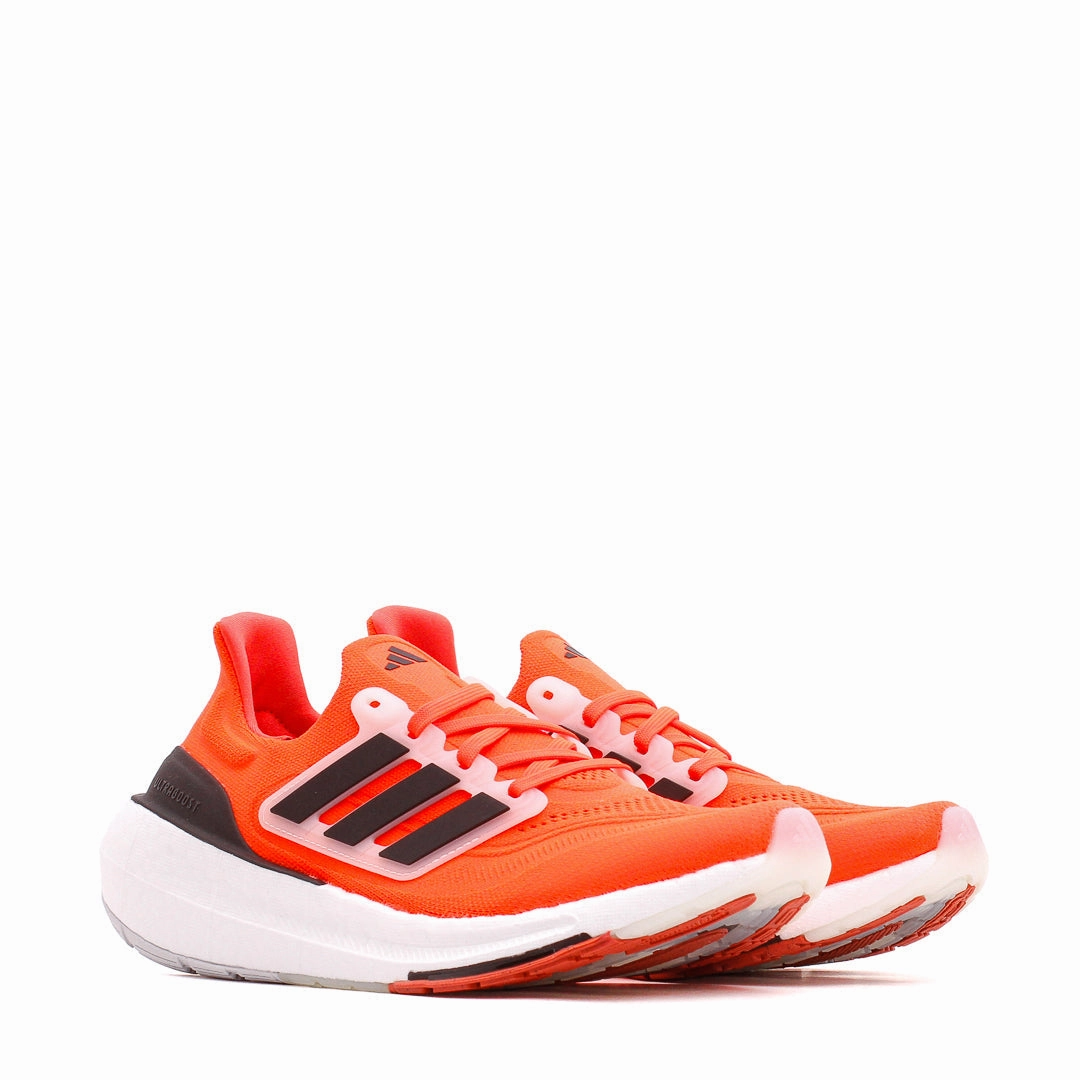Adidas Running Men Ultraboost Light Red HQ6341 gel - cushion shoes logo - embossed shoes