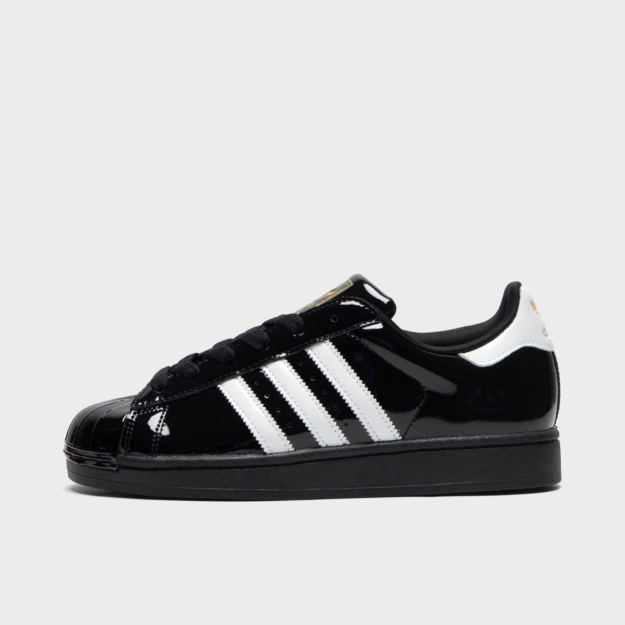 HeelStability adidas Women's Superstar II Core Black / White - Gold Metallic