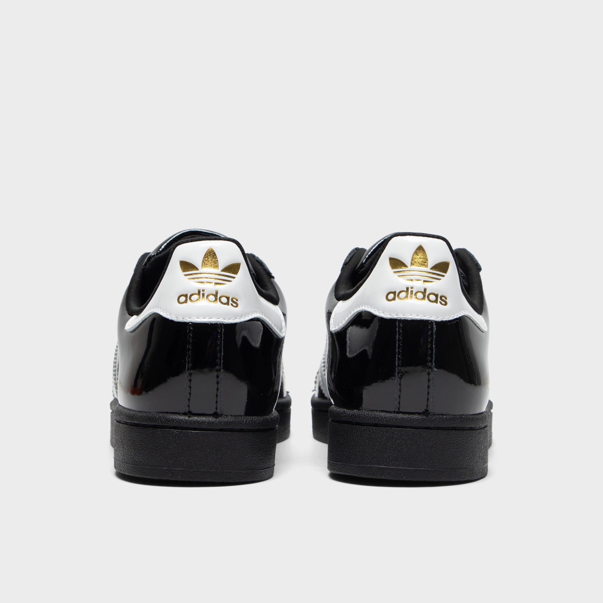 adidas Women's Superstar II Core Black / White - Gold Metallic Control Pad Zone