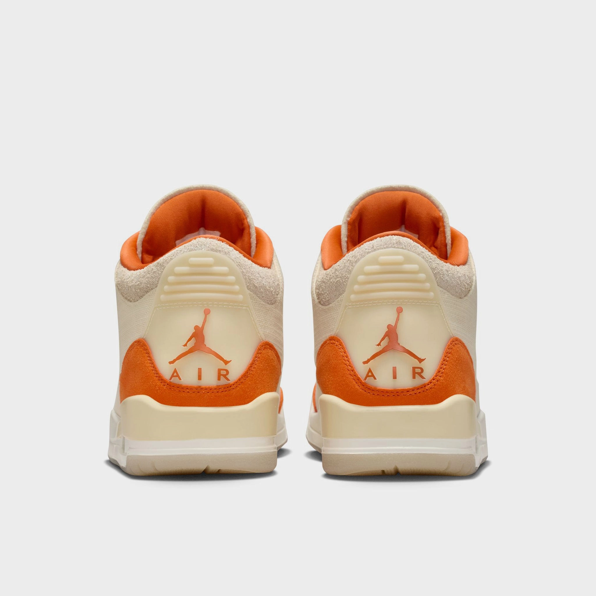 Stable Land Platform Comfortable Velcro Jordan Women's 3 Retro Orange Trance / Sail - Starfish