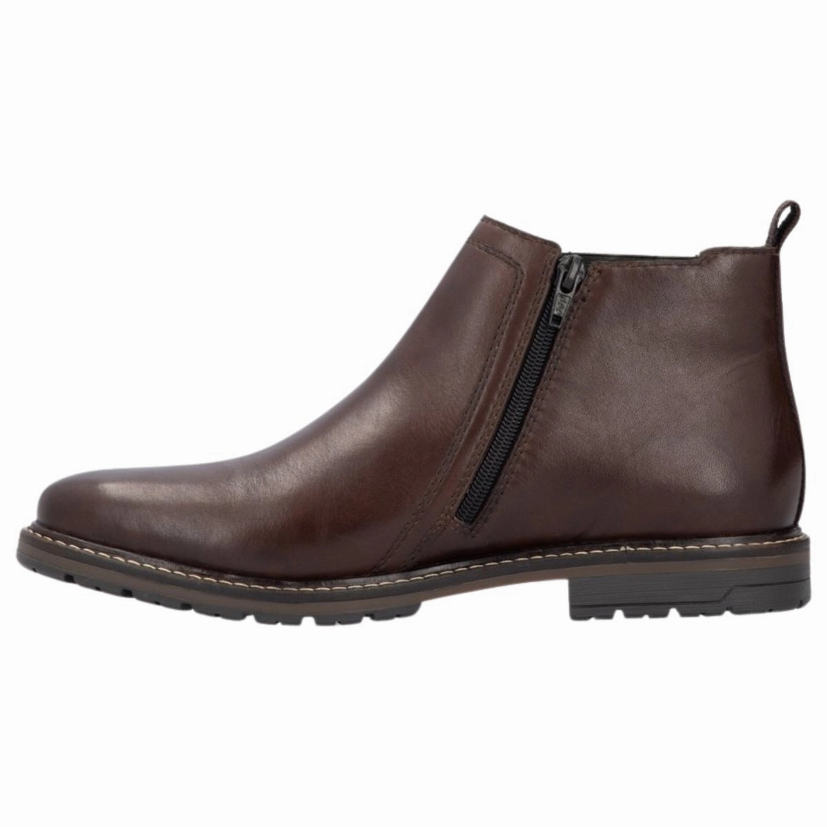 Flexible Frame Weather Resistant User Rieker Men's 13757-25 Chelsea Nougat Brown Leather