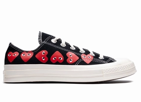 Casual Wear Arch Design Converse Comme des Gar?ons Play Multi Heart Chuck Taylor All Star 70 Low