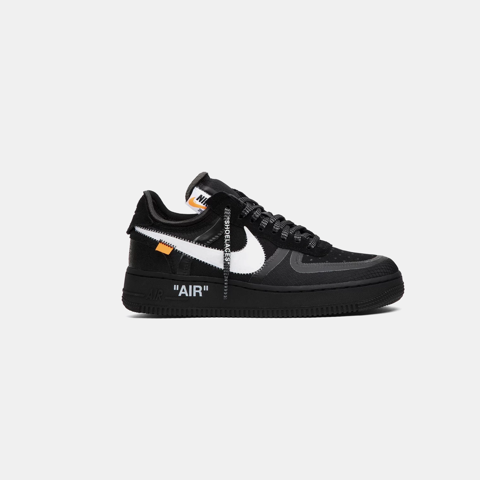 AIR FORCE 1 LOW OFF-WHITE BLACK WHITE Push Hike Flexible Use