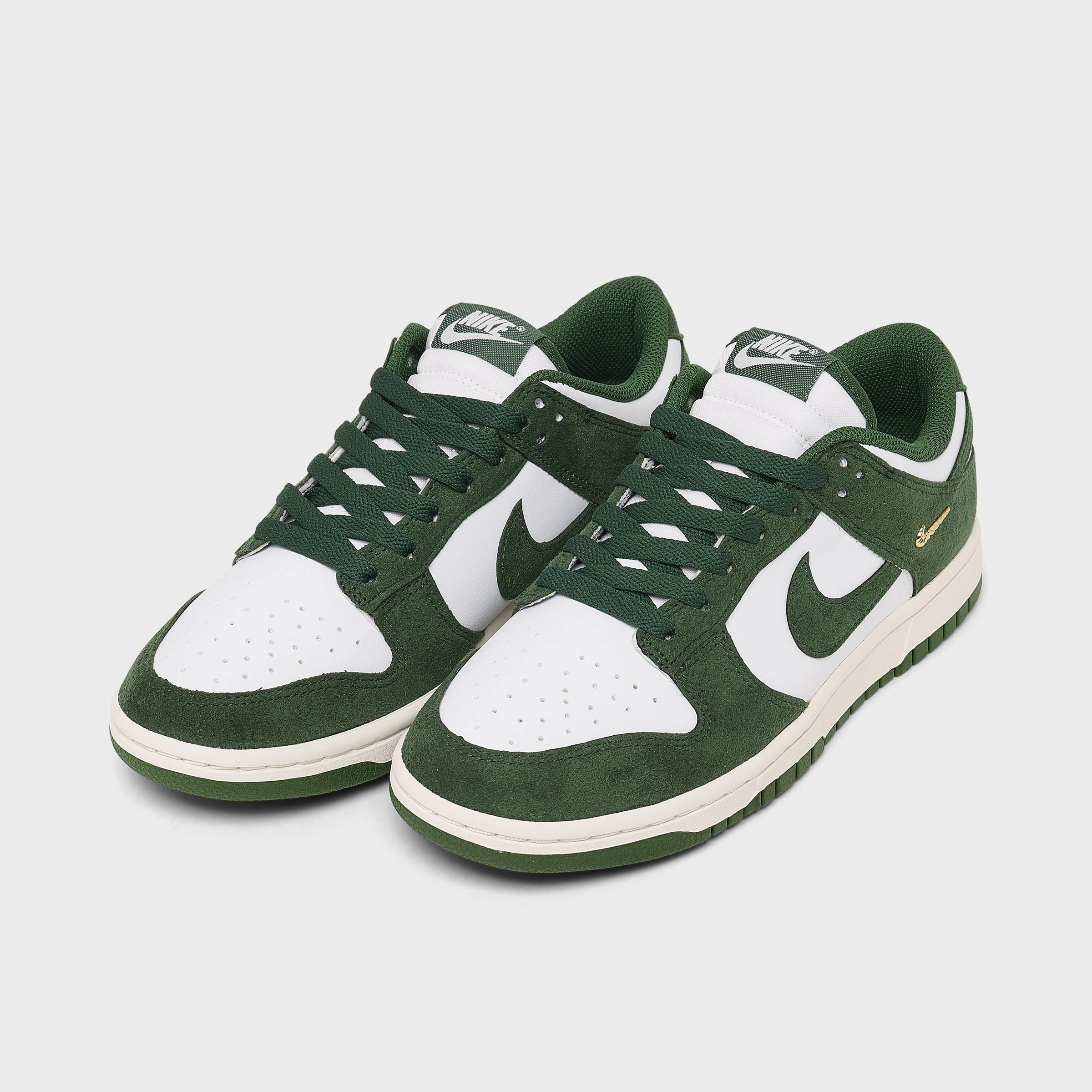 Nike Women's Dunk Low Summit White / Gorge Green - Sail NonMarkingOutsole