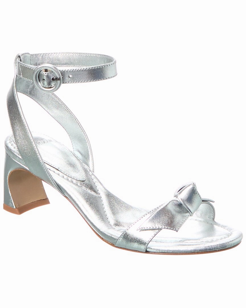 Alexandre Birman Clarita Bar Heel 60 Leather Sandal Walk Elegant Urban Style