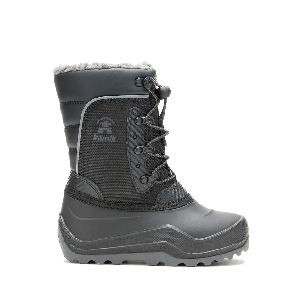 Kamik Black Luke Youth Boot Reflective accents