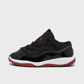 Airflow Channel Construction Energy Support Jordan 11 Retro Low TD Black / Varsity Red - White