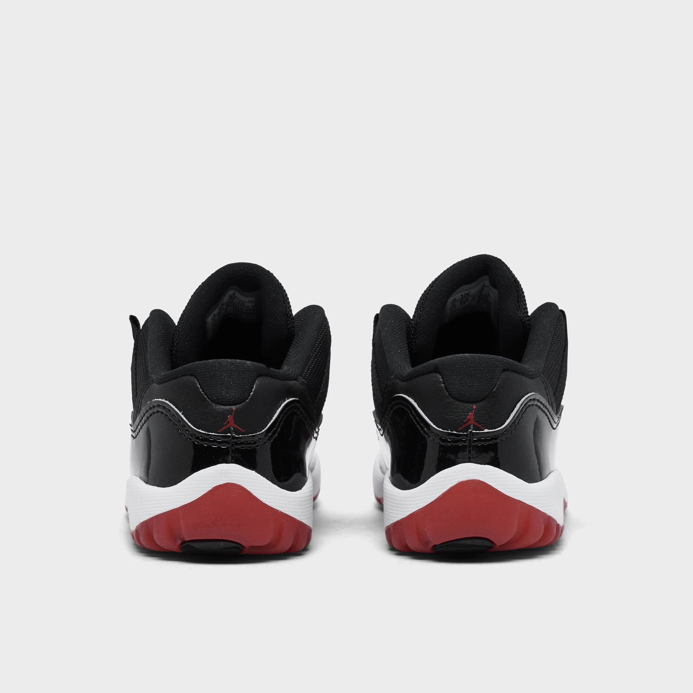 Slip-Resistant Sole Jordan 11 Retro Low TD Black / Varsity Red - White