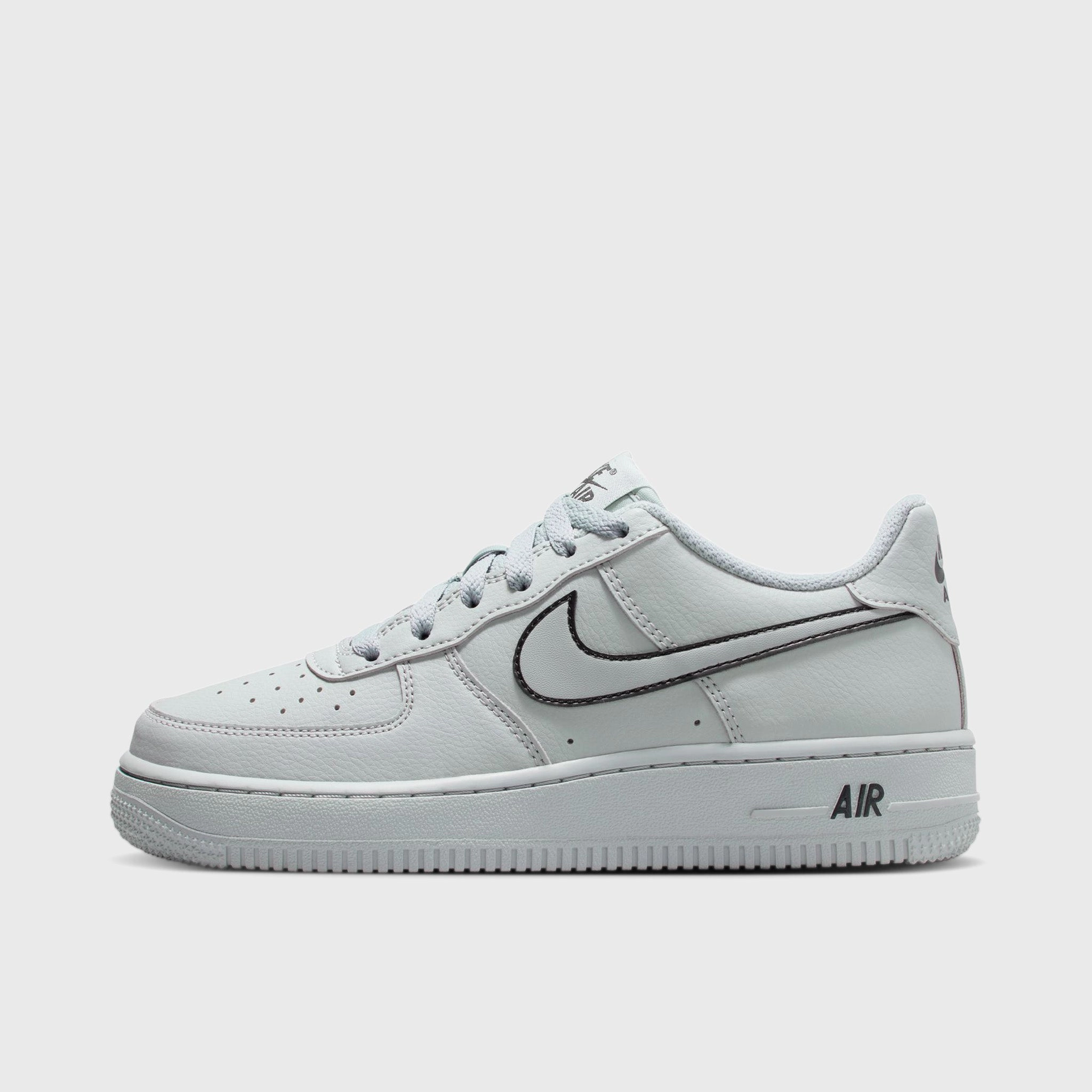 Power Cushioning Mid   Top Nike Air Force 1 GS Light Smoke Grey / Black