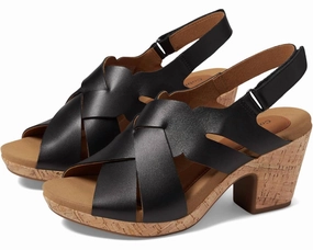 Alleah Sling Heel In Black Sun Proof Versatile Fit