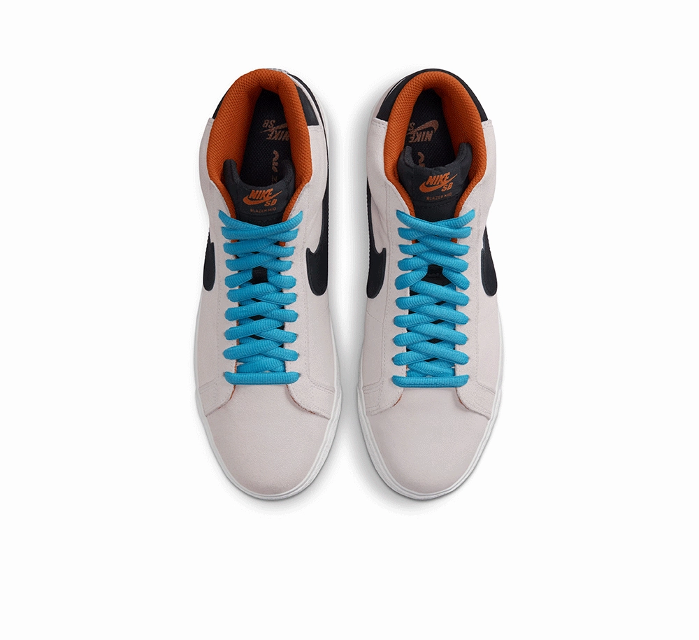 Nike SB Zoom Blazer Mid Electric River Step Ankle Style