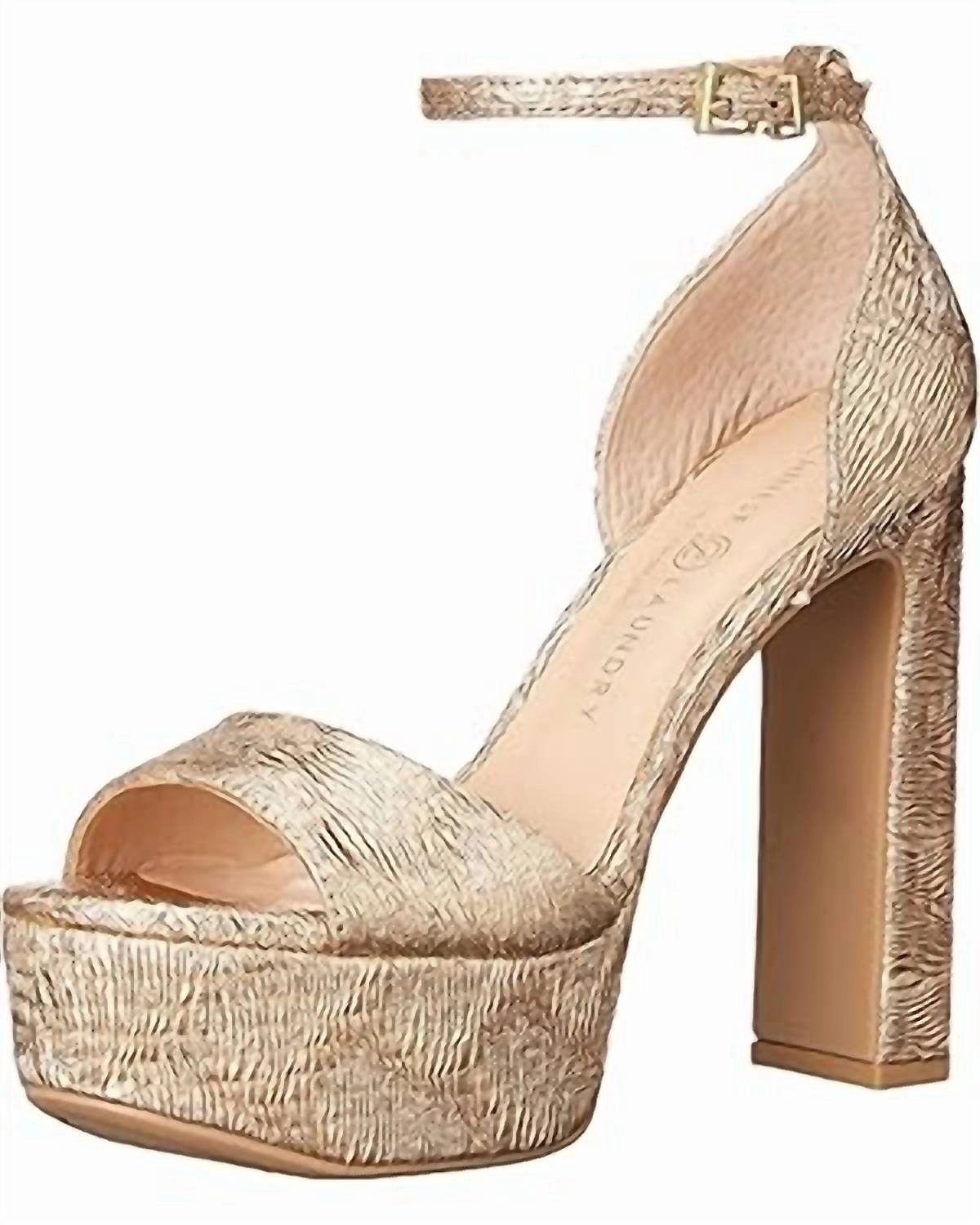 Versatile Fit Women Asher Heeled Sandal In Gold