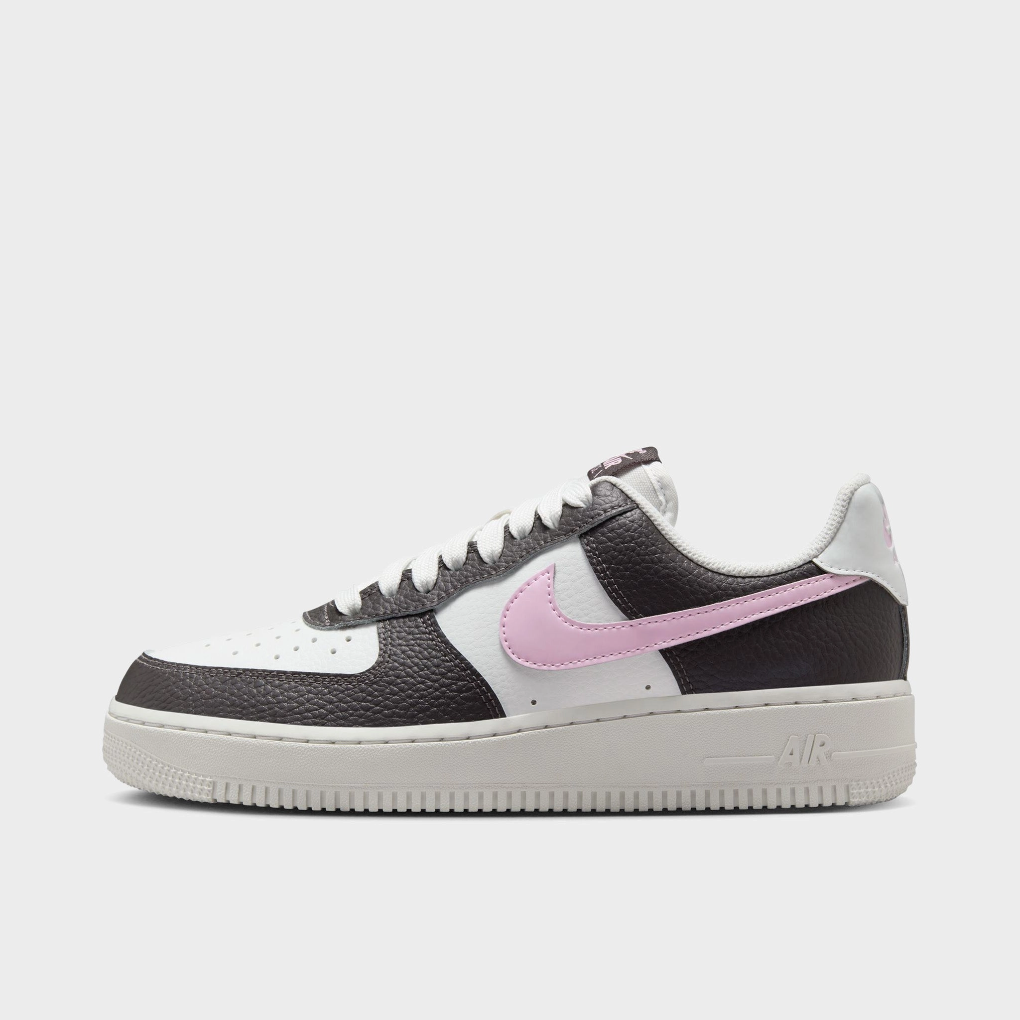 Nike Women's Air Force 1 '07 Summit White / Pink Foam - Medium Ash Micro Grip Traction Nodes DailyUse
