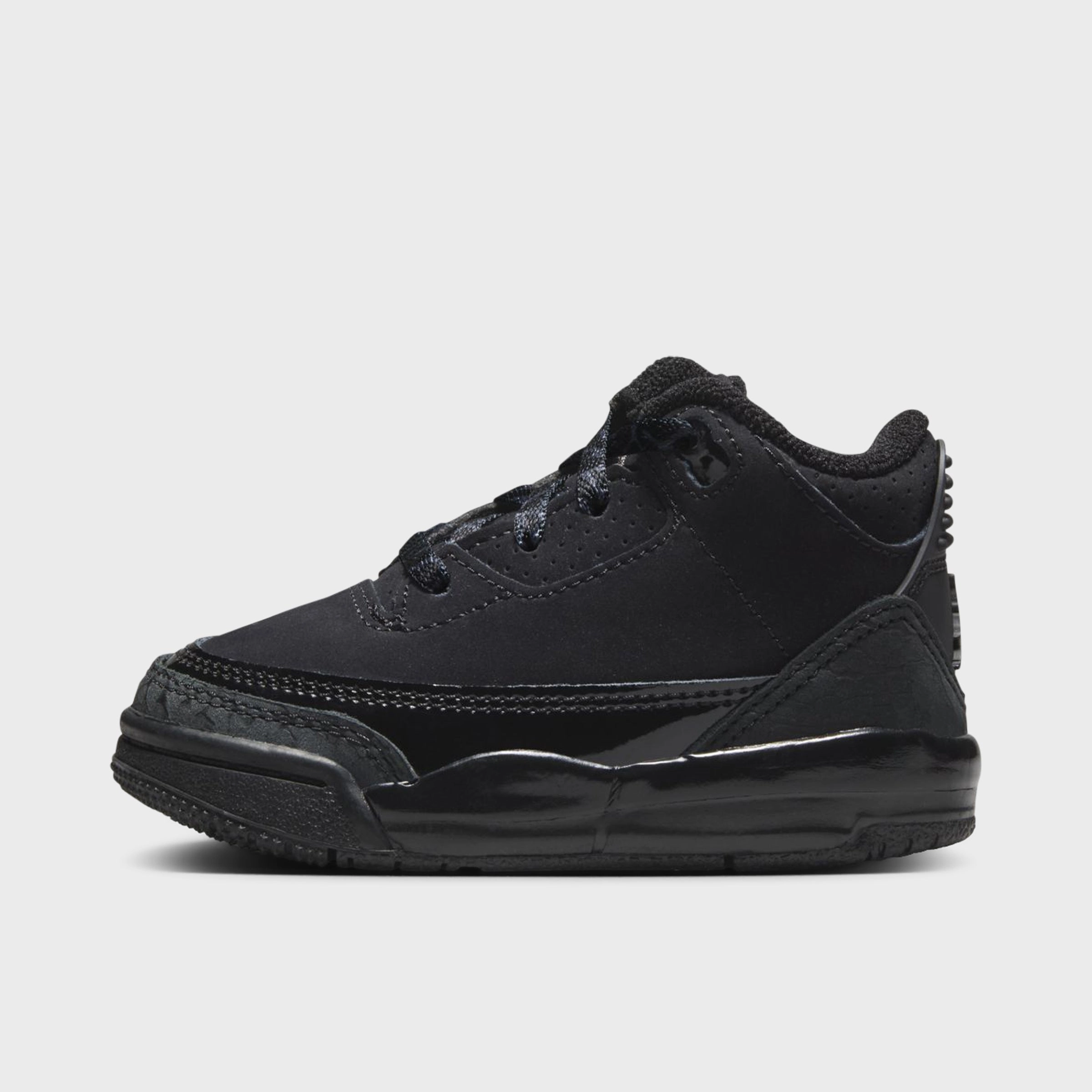 Jordan 3 Retro TD Black / Dark Charcoal - White Multi Directional Grip Compression Bands