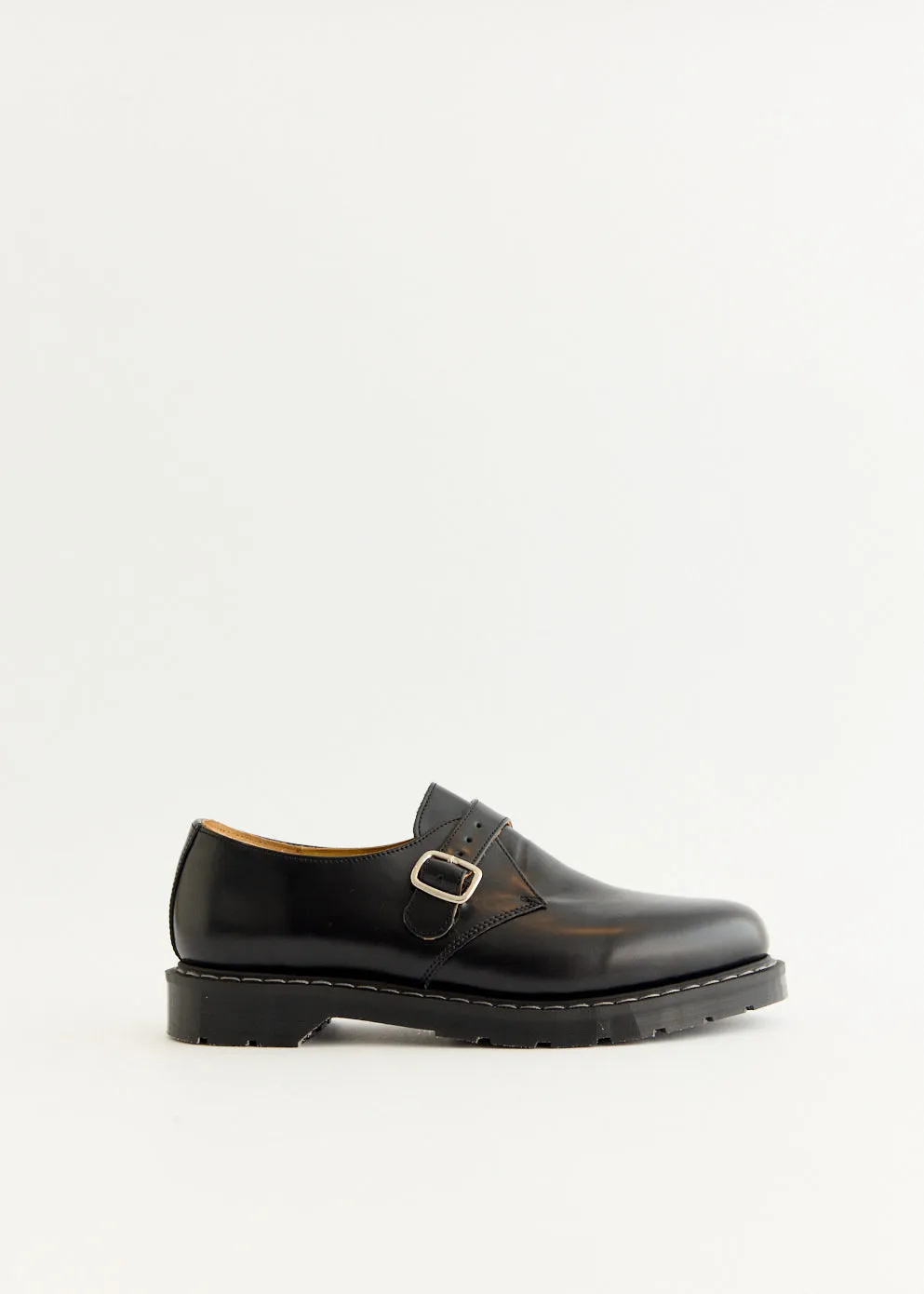 Black Hi-Shine Monk Shoes Fashion Routine