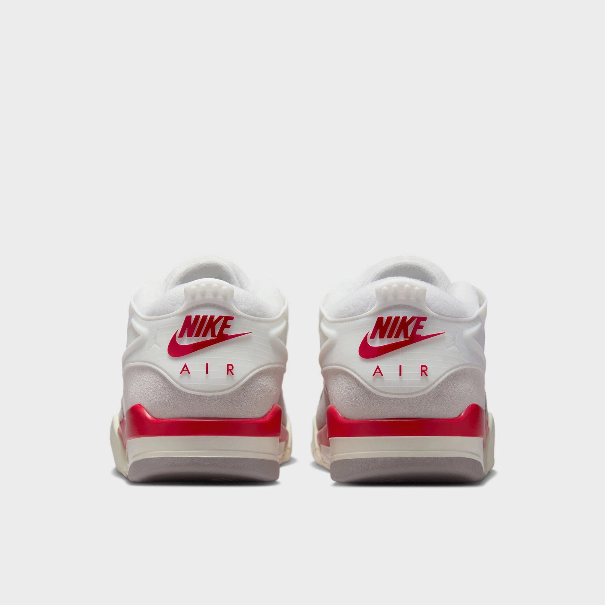 Jordan 4 RM Sail / Fire Red - College Grey - Coconut Milk Support Cushion Feel