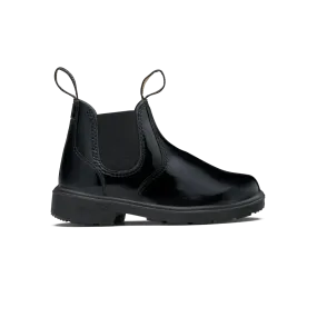 Comfortable compression Low Profile Windy Weather Blundstone Black Patent Kids' Boot