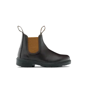 Blundstone Brown With Toffee Elastic Kids' Boot Tactile Feedback Sole Anti Odor Outdoor Explorer