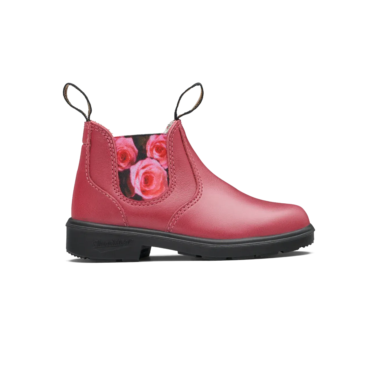 Impact Absorbing Heel slip-resistant Blundstone Mauve With Pink Rose Elastic Kids' Boot
