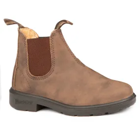 Blundstone Rustic Brown Kids' Boot Smart Style