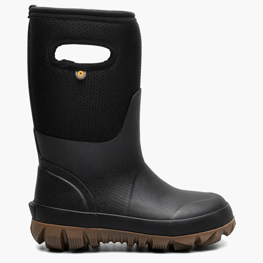 Insulated Night Travel BOGS Black Whiteout Dots Winter Boots