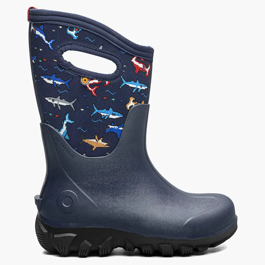 All-Terrain Use Waterproof Design BOGS Navy Pixel Shark Classic Seamless Boots