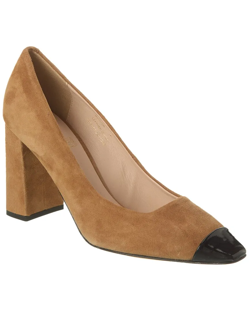 Bruno Magli Melania Suede Pump Metallic Shine