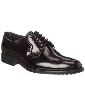 TOD's Leather Oxford Cushioned Support Urban Executive Formal Lace-ups