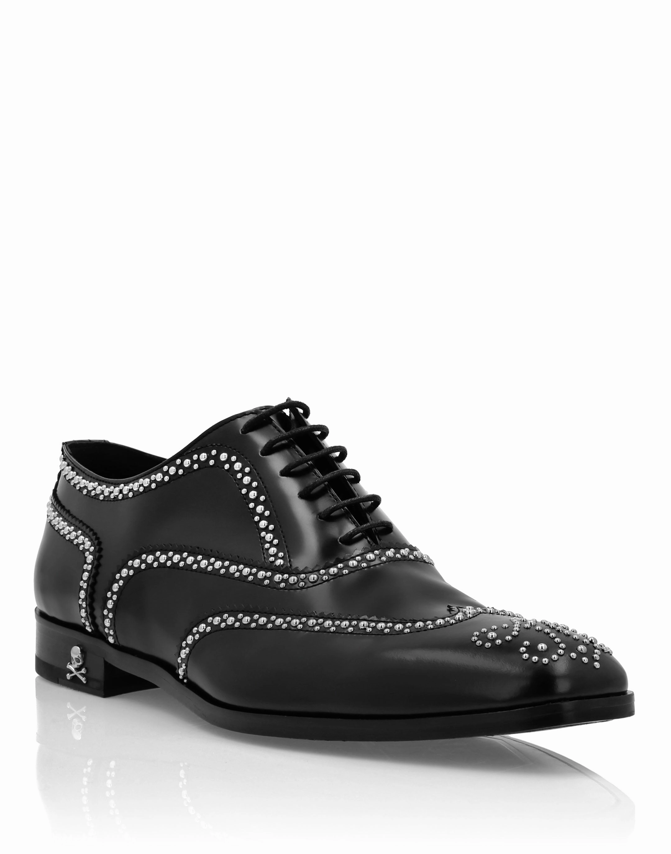 Timeless Fashion Smooth Form Professional Setting Calf Skin Leather Lace Up Shoes
