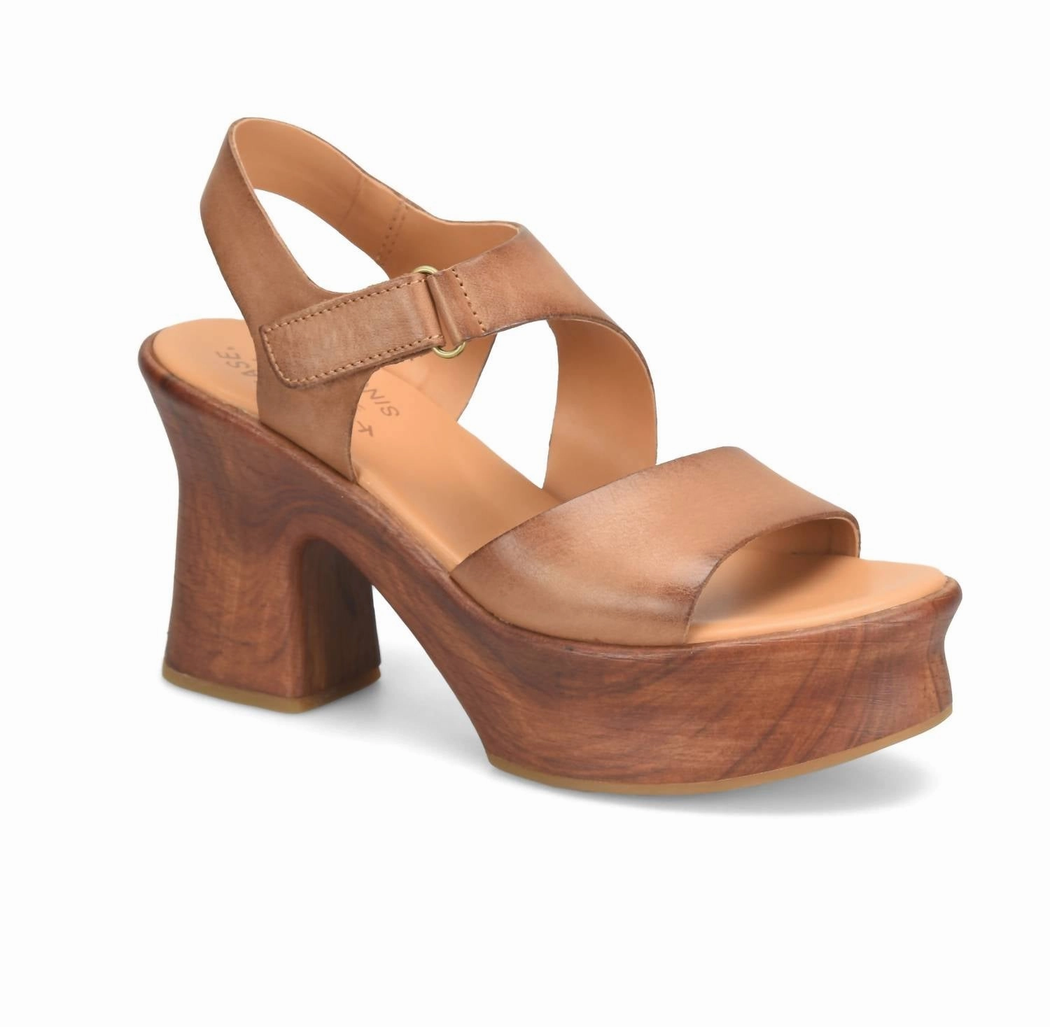 Sharp Silhouette Cantal Heeled Sandal In Brown