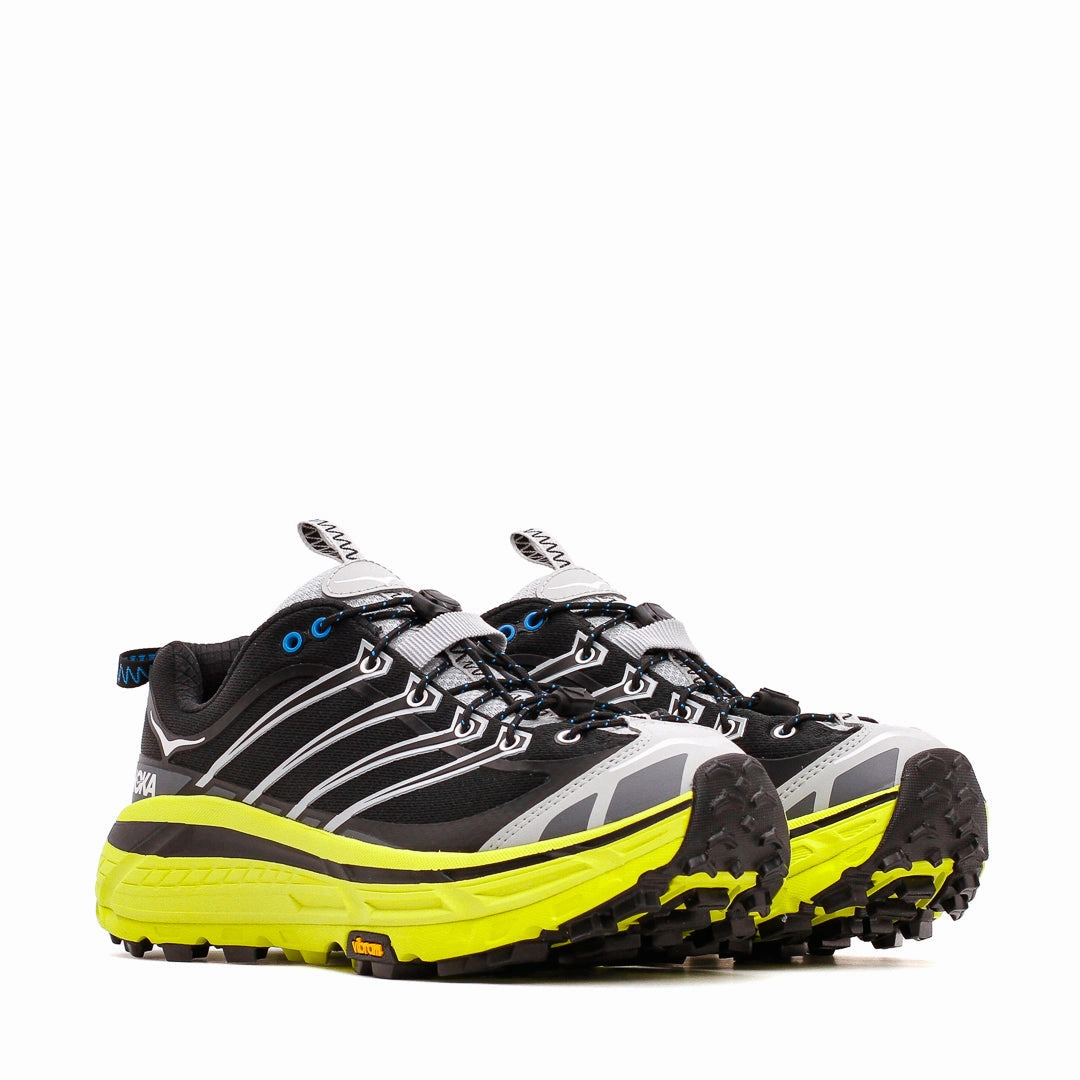 field sports shoes Gym - workout Hoka One One Men Mafate Three2 Black Hoka Citrus 1141572-BHK
