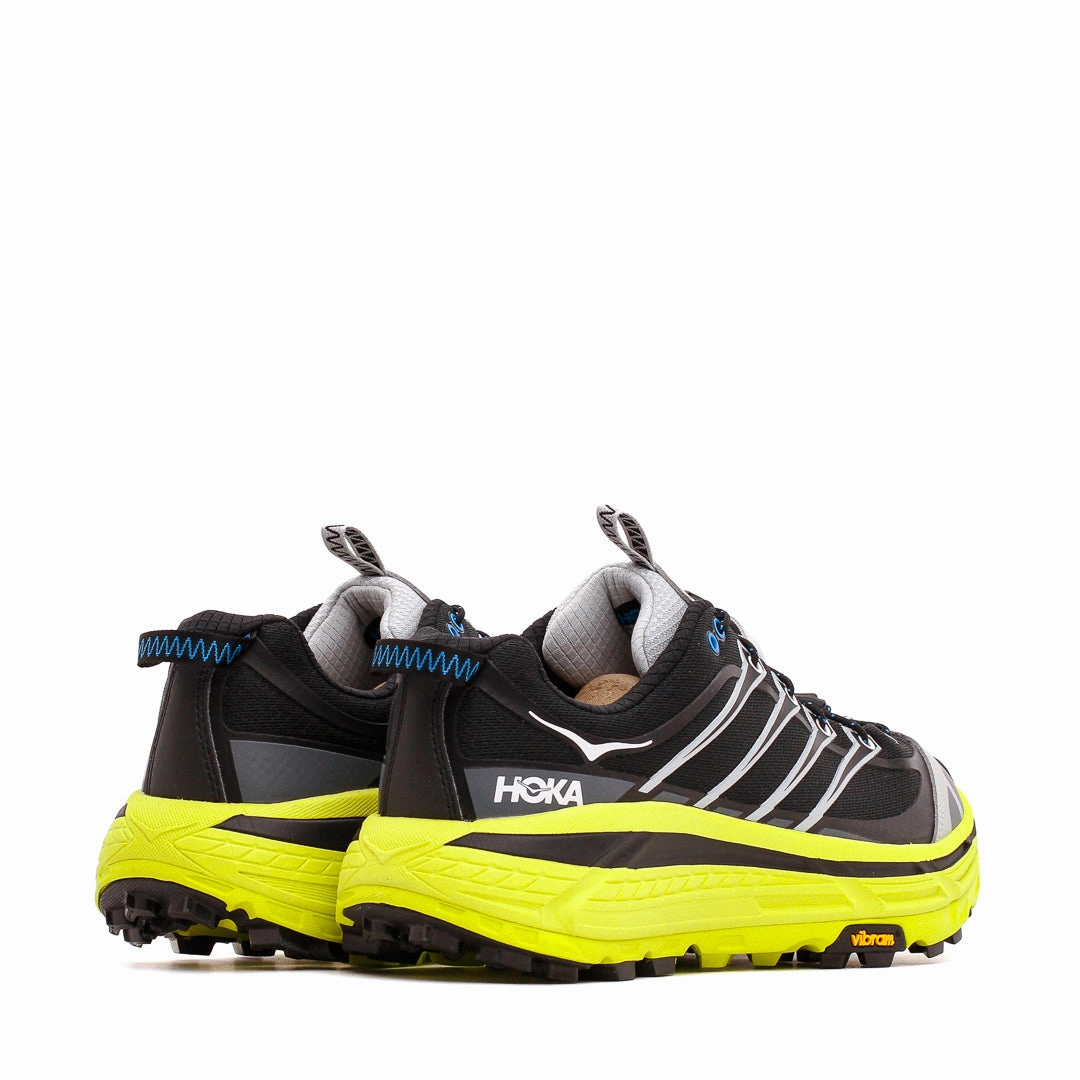Hoka One One Men Mafate Three2 Black Hoka Citrus 1141572-BHK long - distance endurance