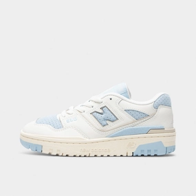 Stability New Balance Juniors' 550 White / Light Blue