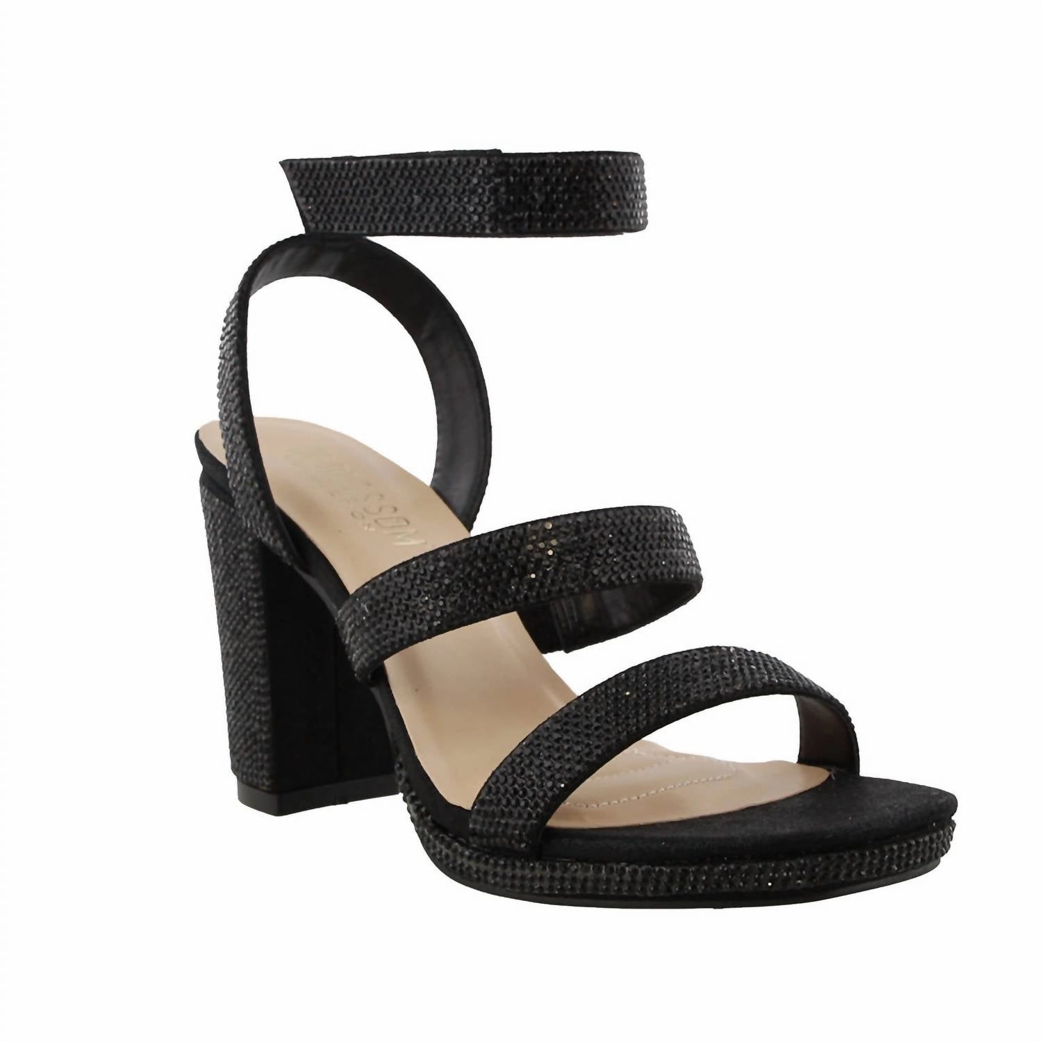 Walking Friendly Women's Morita Strappy Sandal In Black