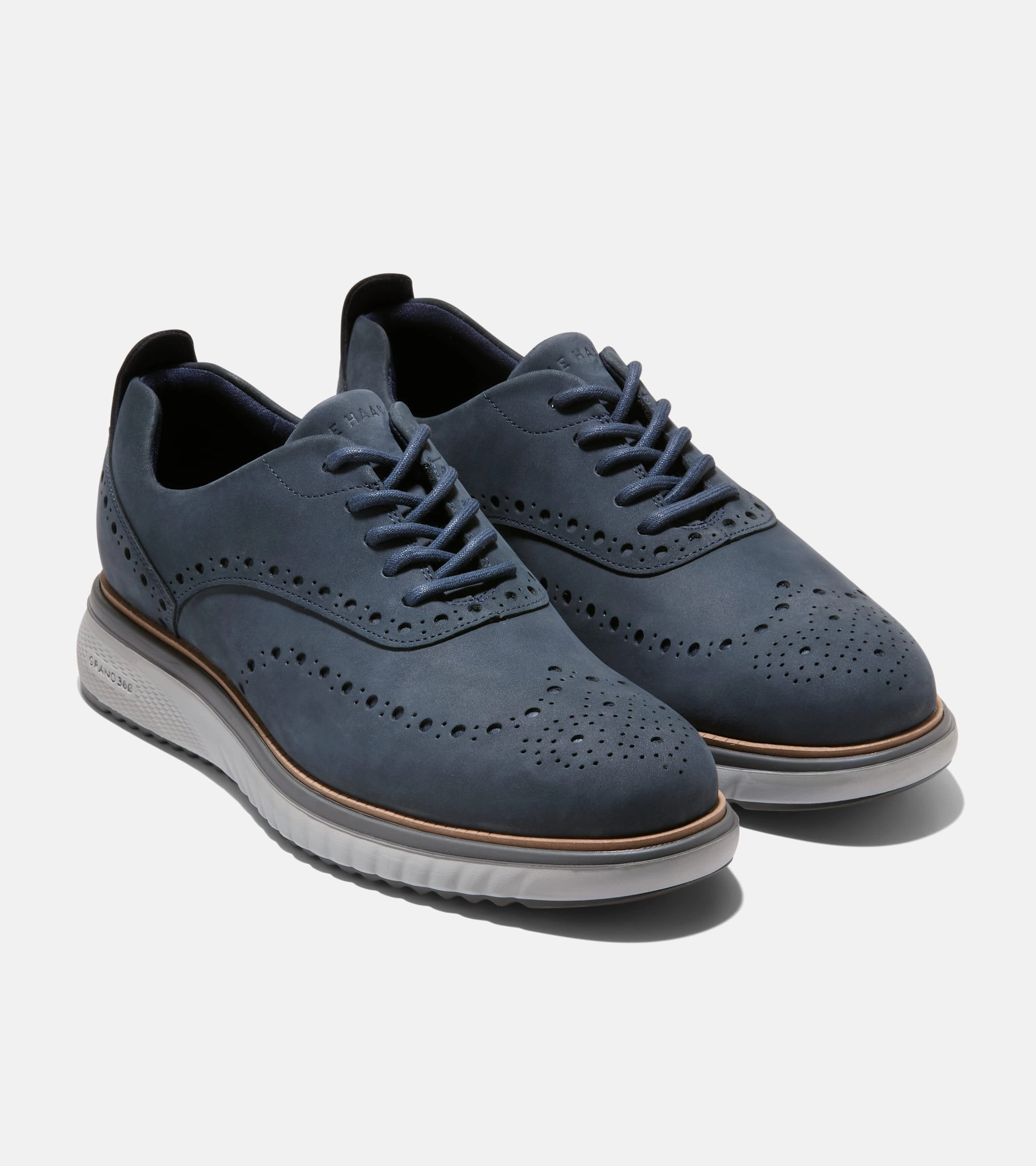 Luxe Detail Urban Executive Understated Mood Cole Haan Men's Zerogrand Eon Wingtip Oxfords