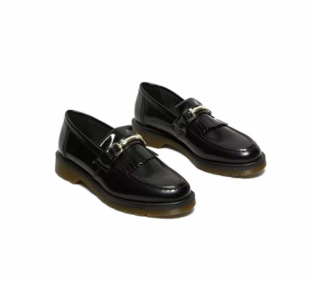 Adrian Snaffle Smooth Leather Kiltie Loafers Soft Elastic Collar
