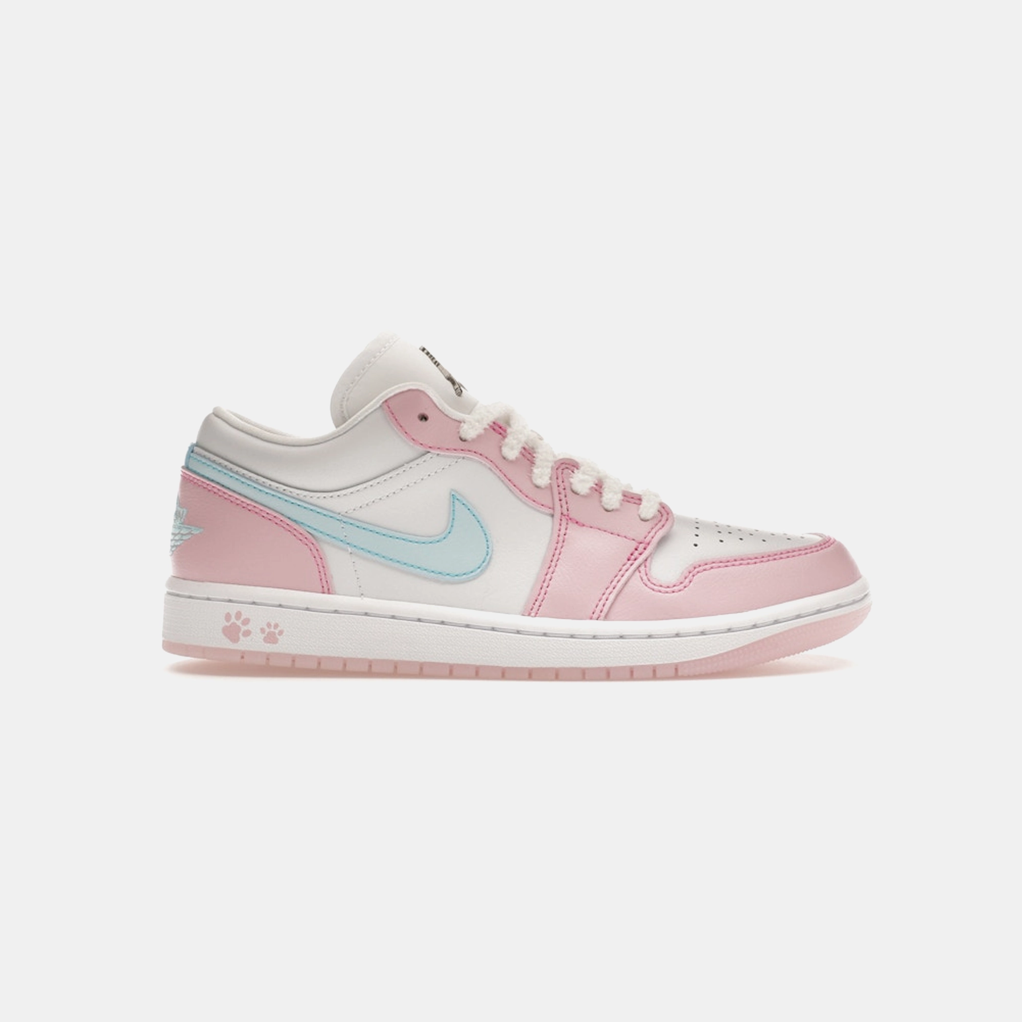 Evening Out Classic Shoes Nike Air Jordan 1 Low SE Paw Print Pink Foam WMNS