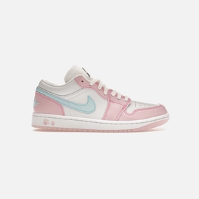Evening Out Classic Shoes Nike Air Jordan 1 Low SE Paw Print Pink Foam WMNS
