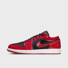 Neutral Motion Frame Style Design Air Jordan 1 Low Black / White / Red