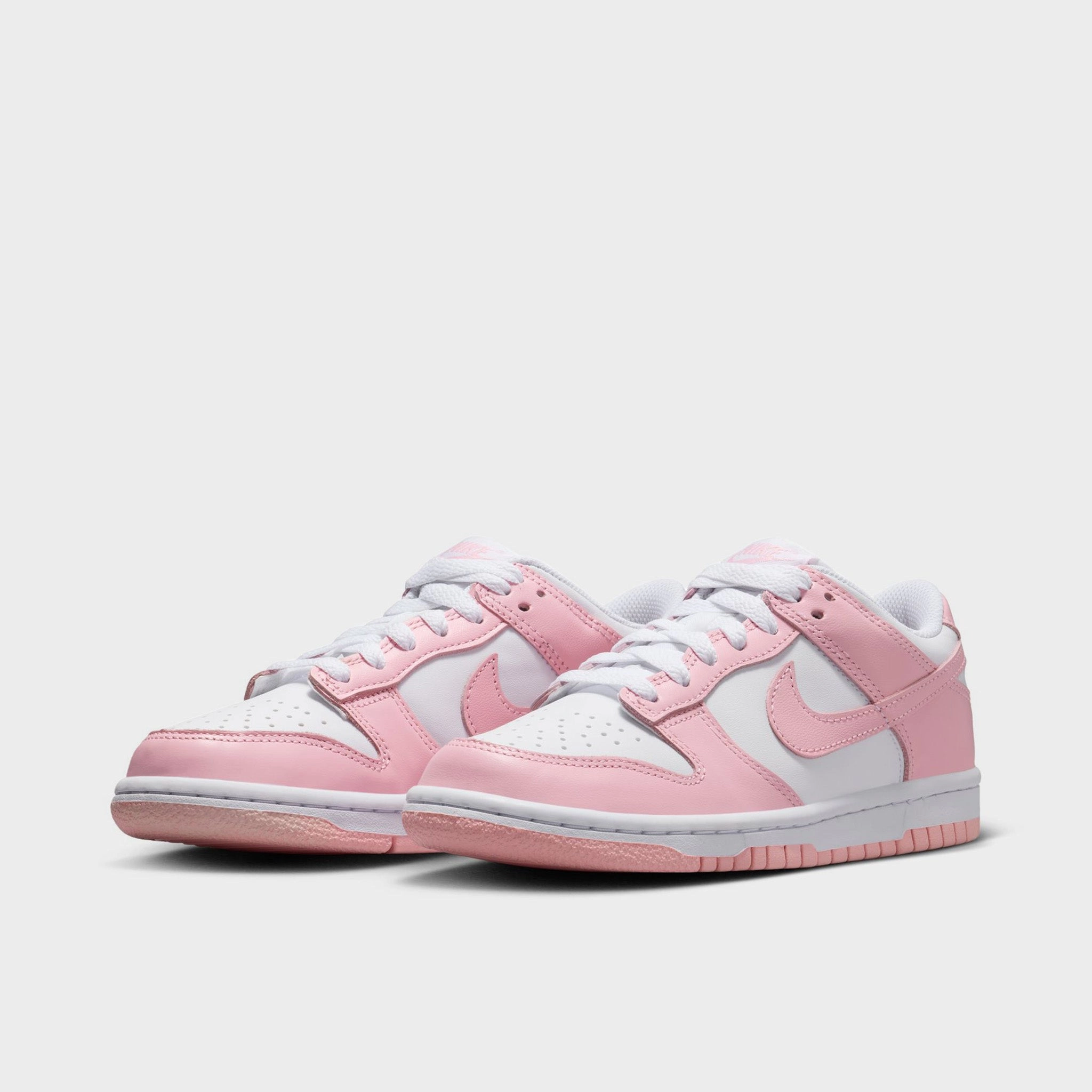 Elastic Indoor Game Nike Dunk Low GS White / Medium Soft Pink - White